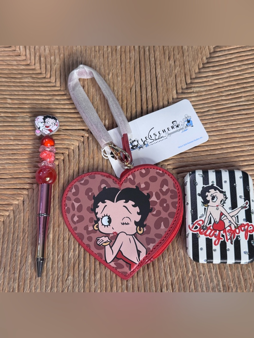 Betty Boop coin pouch pen mirror bundle - Picture 2 of 10
